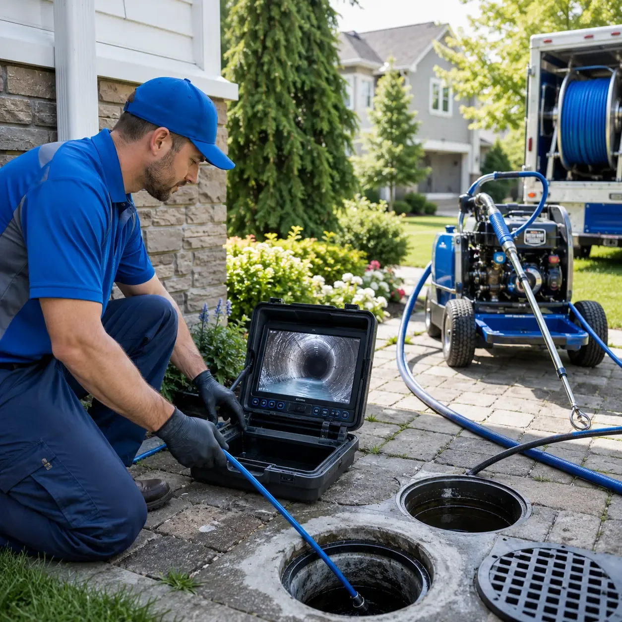Outdoor drain cleaning professionals serving Mansfield, PA